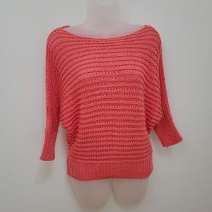 Chicos coral Crop sweater
